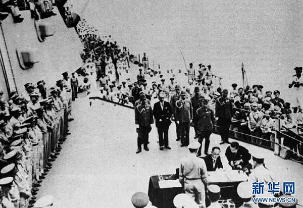 1945年9月2日,日本签字投降,第二次世界大战结束.