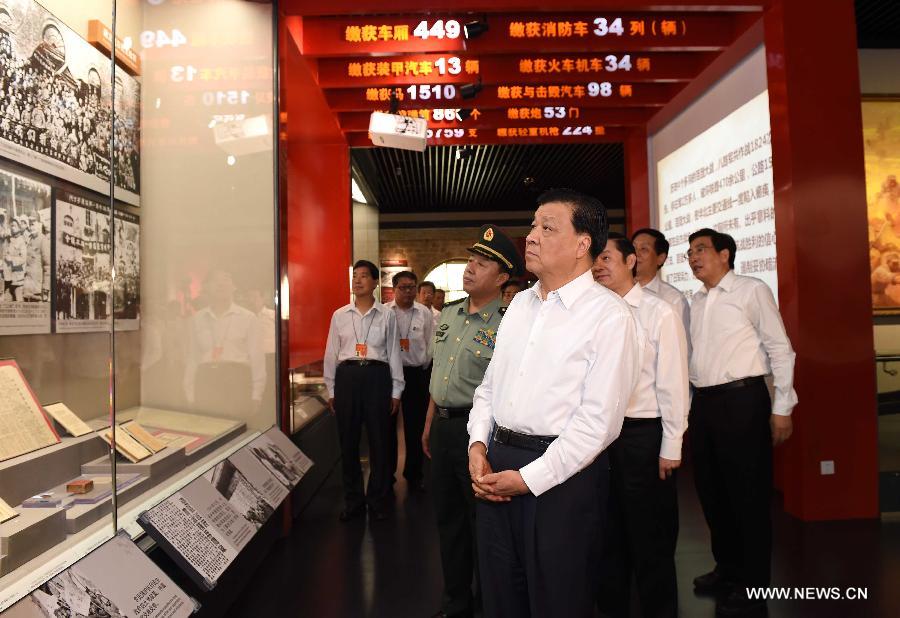 CHINA-BEIJING-LIU YUNSHAN-EXHIBITION-JAPANESE INVATION WAR (CN)