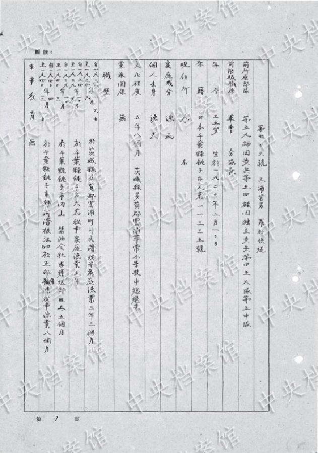 CHINA-WWII-JAPANESE WAR CRIMINALS-WRITTEN CONFESSION-RELEASE (CN) 