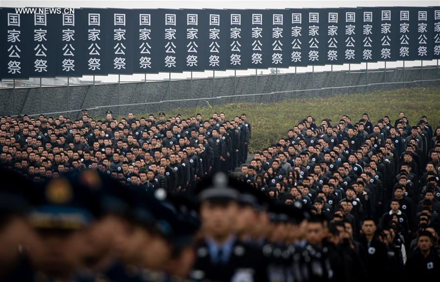 CHINA-NANJING MASSACRE VICTIMS-STATE MEMORIAL CEREMONY(CN)