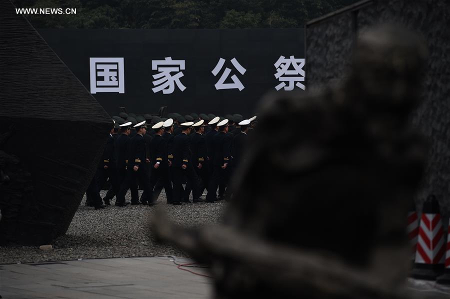 CHINA-NANJING MASSACRE VICTIMS-STATE MEMORIAL CEREMONY(CN)