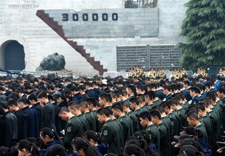 CHINA-NANJING MASSACRE VICTIMS-STATE MEMORIAL CEREMONY(CN)