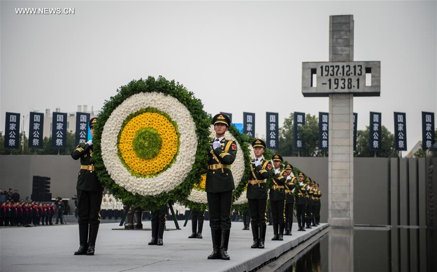 [FOCUS]CHINA-NANJING MASSACRE VICTIMS-STATE MEMORIAL CEREMONY(CN)