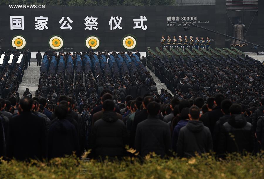 CHINA-NANJING MASSACRE VICTIMS-STATE MEMORIAL CEREMONY(CN)