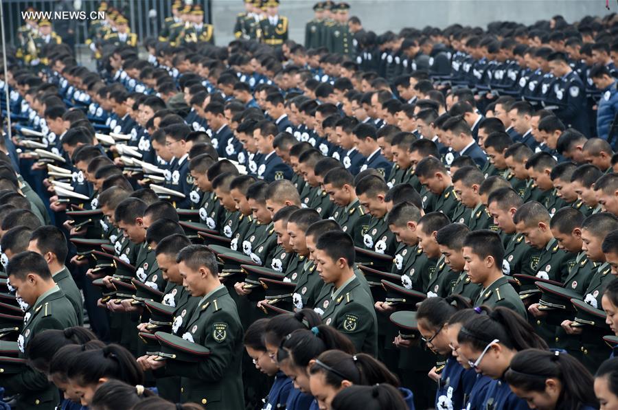 [FOCUS]CHINA-NANJING MASSACRE VICTIMS-STATE MEMORIAL CEREMONY(CN)