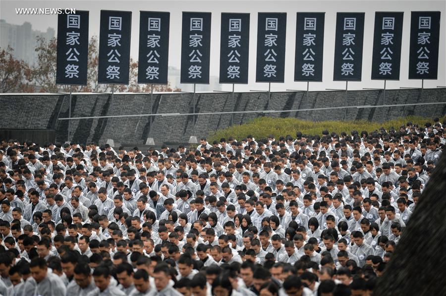 CHINA-NANJING MASSACRE VICTIMS-STATE MEMORIAL CEREMONY(CN) 