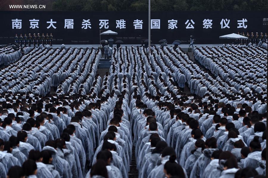 CHINA-NANJING MASSACRE VICTIMS-STATE MEMORIAL CEREMONY(CN) 