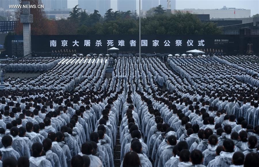 CHINA-NANJING MASSACRE VICTIMS-STATE MEMORIAL CEREMONY(CN) 