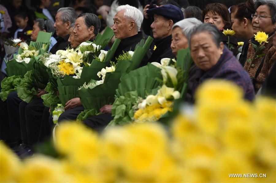 CHINA-JIANGSU-NANJING MASSACRE VICTIMS-MOURNING (CN) 