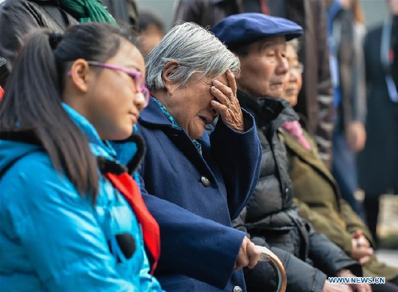 Chine : cérémonie commémorative pour les victimes du Massacre de Nanjing