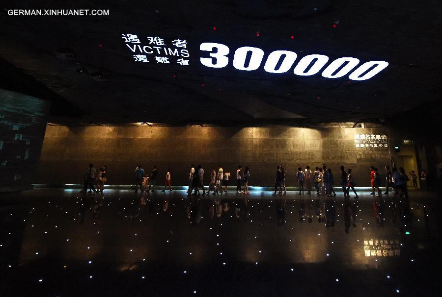 CHINA-NANJING-MASSACRE MEMORIAL HALL-VISITOR QUANTITY (CN) 