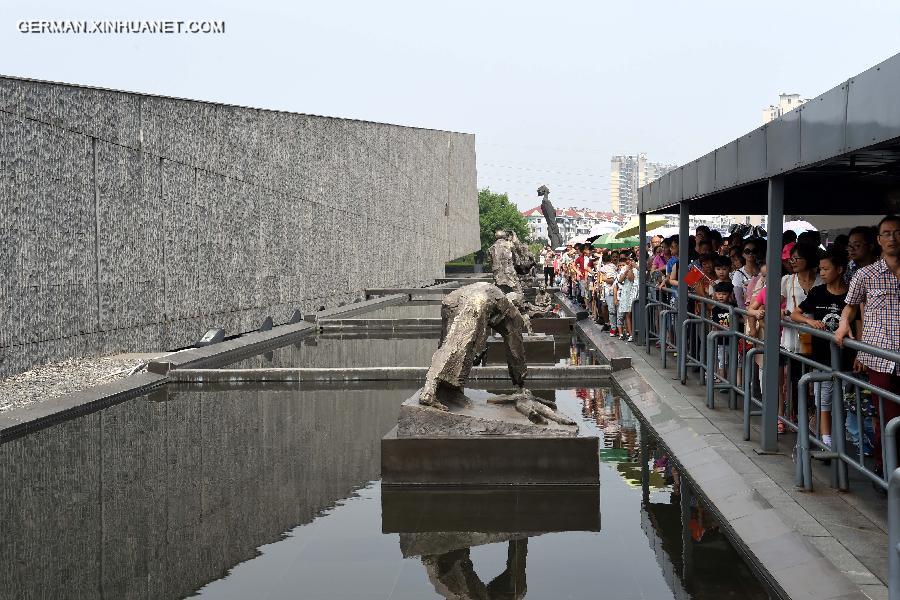 CHINA-NANJING-MASSACRE MEMORIAL HALL-VISITOR QUANTITY (CN) 