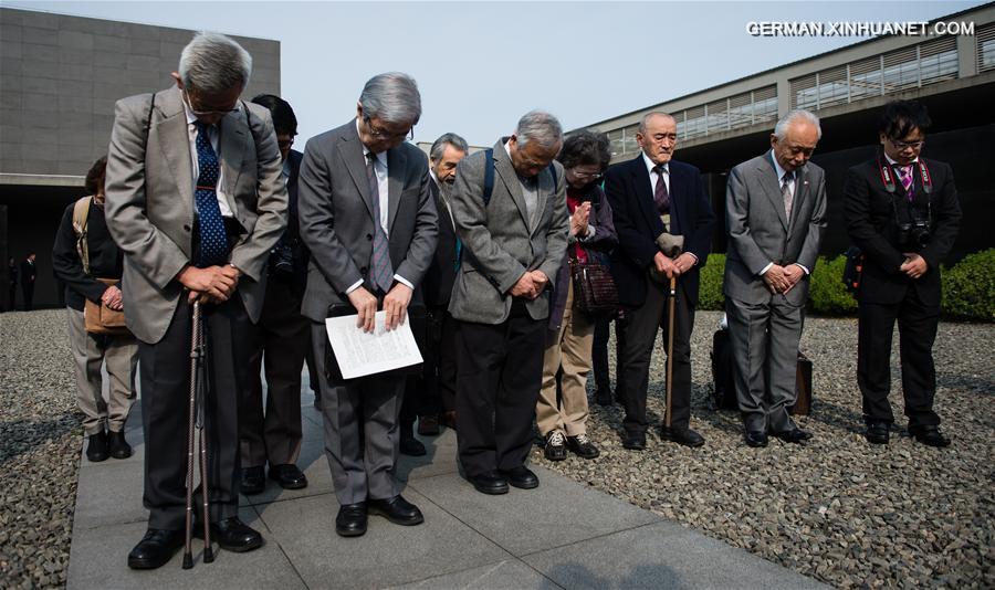 CHINA-NANJING-NANJING MASSACRE VICTIMS-JAPANESE DELEGATION-MOURNING (CN) 