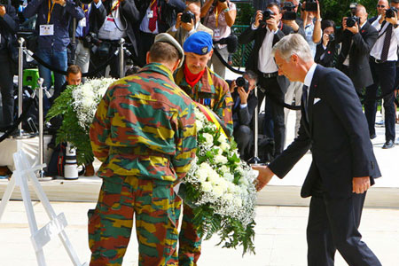 Commémoration de la Grande Guerre : le roi belge appelle à chérir un Europe "pacifiée, unifiée et démocratique"