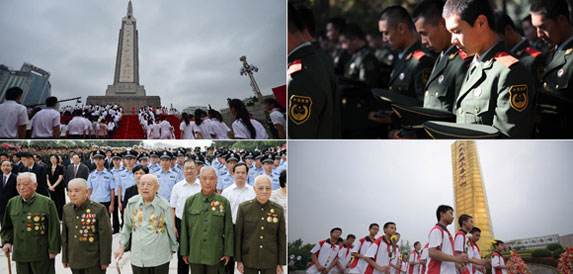 В ряде регионов Китая тщательно организовали мероприятия по случаю Дня памяти павших героев